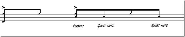 ghost notes deuxième temps 6