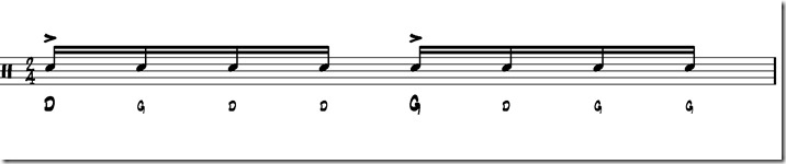 simple paradiddle