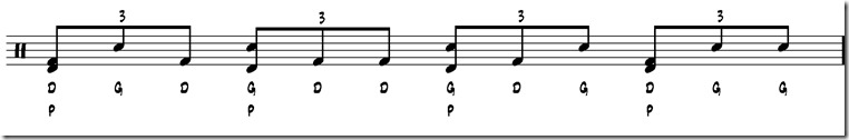 double paradiddle rythme 3