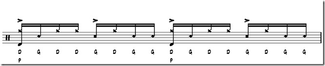 rythme simple paradiddle 3